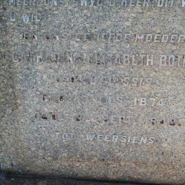 BOTMA Lucas Marthienus 1872-1942 &amp; Catharina Elizabeth DU PLESSIS 1874-1948