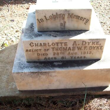 DYKE Charlotte A. -1915