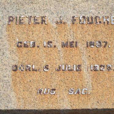 FOUCHE Pieter J. 1887-1928