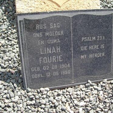 FOURIE Linah 1904-1996