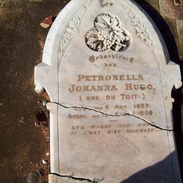 HUGO Petronella Johanna nee DU TOIT 1863-1906