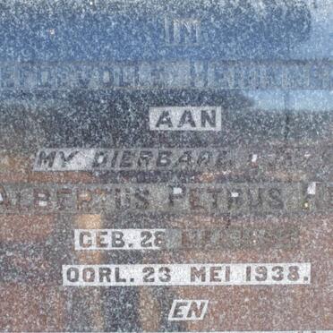 HELM Albertus Petrus 1853-1938