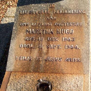 HUGO Maretha 1943-1944