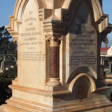 KRONE Nicolas Charles 1854-1910 &amp; Johanna Philippina MORKEL 1859-1933