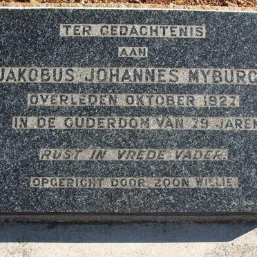 MYBURGH Jakobus Johannes -1927