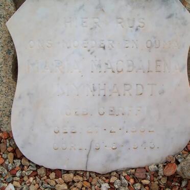 MYNHARDT Maria Magdalena nee CERFF 1862-1943