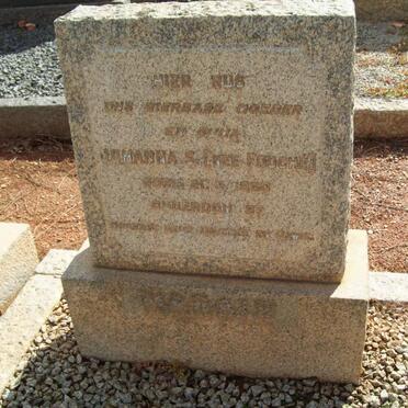 MARAIS Johanna S. nee FOUCHE -1960