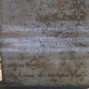 MARAIS Martha Maria Hendrieka nee VAN SCHALKWYK 1851-1926