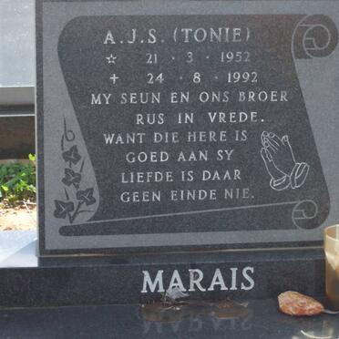 MARAIS A.J.S. 1852-1992