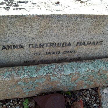 MARAIS Christiaan Jacobus :: MARAIS Hester Christina :: MARAIS Anna Getruida
