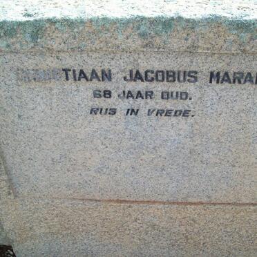 MARAIS Christiaan Jacobus