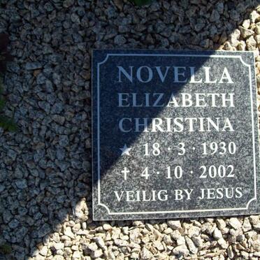 NOVELLA Elizabeth Christina 1930-2002