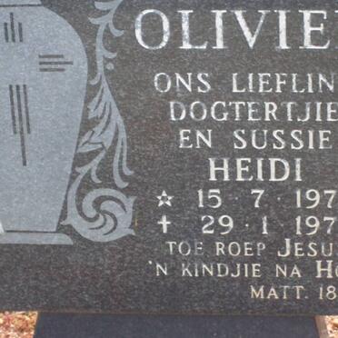 OLIVIER Heidi 1974-1975