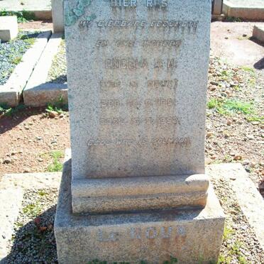 ROUX Engela J.M., le nee LE ROUX 1891-1952