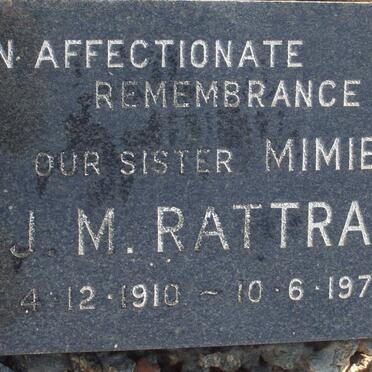 RATTRAY J.M. 1910-1973
