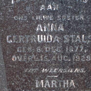 STALS Anna Gertruida 1877-1929 :: STALS Martha Jacoba 1870-1937 :: STALS Catharina C. 1872-1947