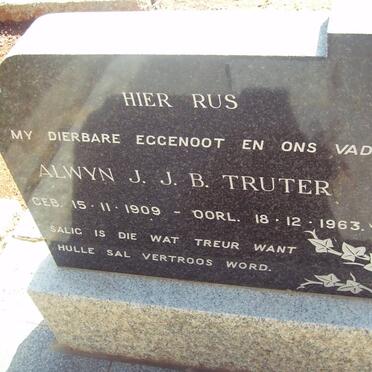 TRUTER Alwyn J.J.B. 1909-1963