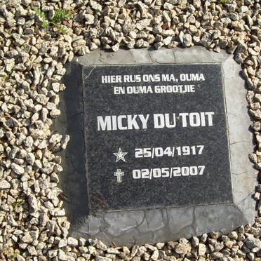 TOIT Micky, du 1917-2007