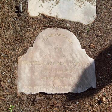 WET Daniel Jacobus, de 1815-1952