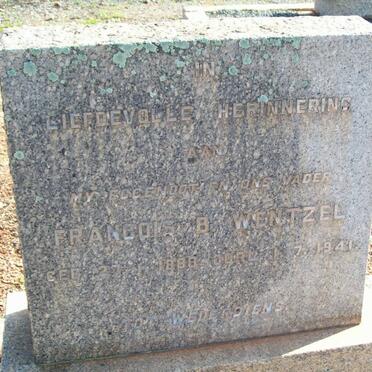 WENTZEL Francois B. 1889-1941