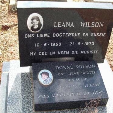 WILSON Leana 1959-1973 :: WILSON Dorné 1975-1997
