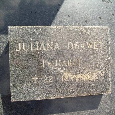 WET Juliana, de -1957