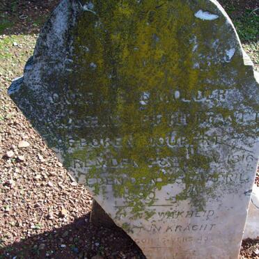 WET Elizabeth, de nee JOUBERT 1816-1890