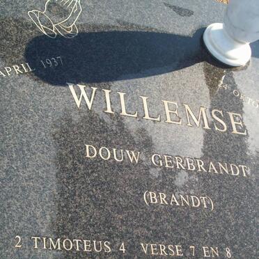 WILLEMSE Douw Gerbrandt 1937-199?