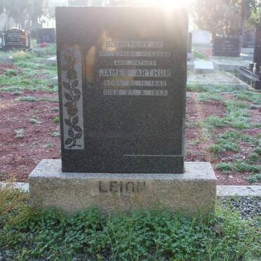 LEIGH James Arthur 1882-1953