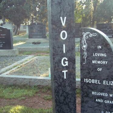 VOIGT Isobel Elizabeth 1929-2001