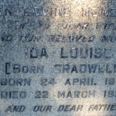 COFFEY Charles Augustus 1889-1973 &amp; Ida Louise GRADWELL 1896-1957