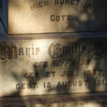 BEHM August 1856-1937 &amp; Maria Emilie HOFFMANN 1857-1913