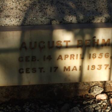 BEHM August 1856-1937 &amp; Maria Emilie HOFFMANN 1857-1913