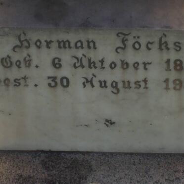 FOCKS Herman 1856-1934 &amp; ? BORK 1856-1915