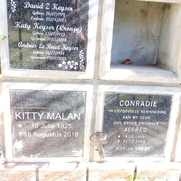 KEYSER :: MALAN :: CONRADIE 