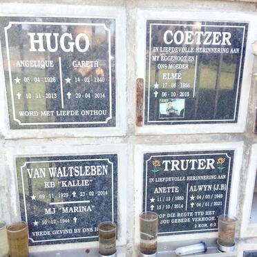 HUGO :: COETZER :: VAN WALTSLEBEN :: TRUTER
