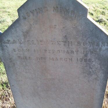 SOWERBY Sarah Elizabeth 1897-189?