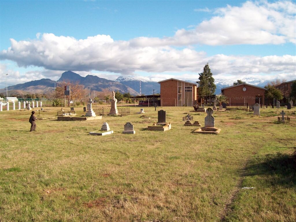 1. View of the Worcester Cemetery of English graves