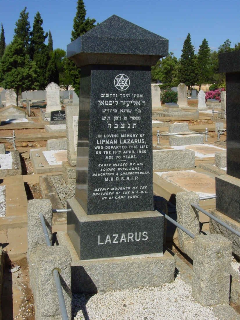 LAZARUS Lipman -1940