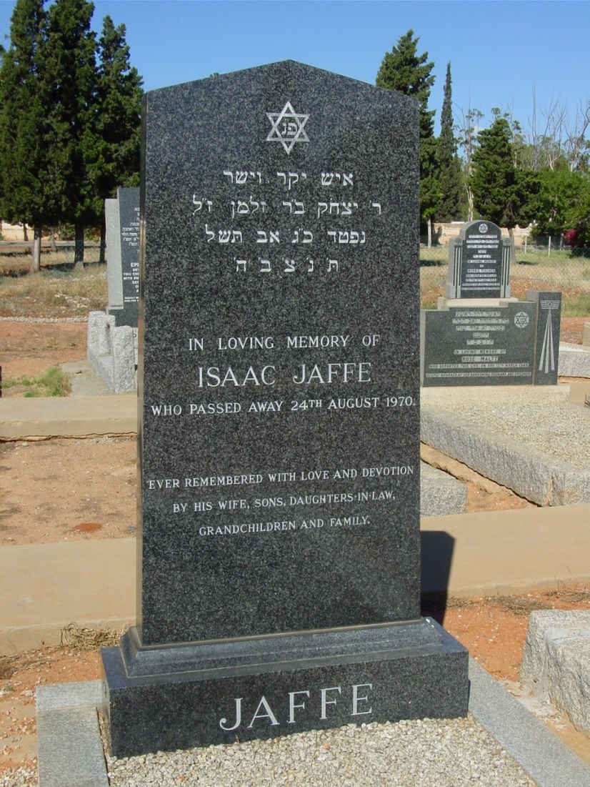 JAFFE Isaac -1970