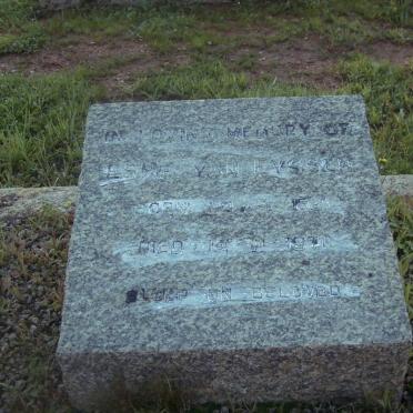 EYSSEN Esme, van 1921-1971