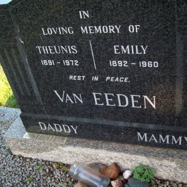 EEDEN Theunis, van 1891-1972 &amp; Emily 1892-1960