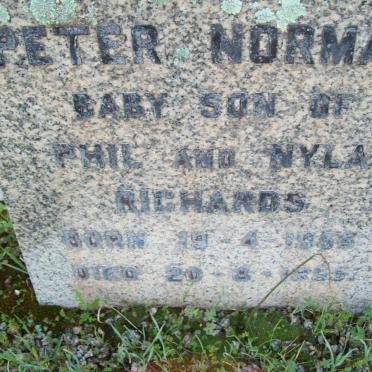 RICHARD Peter Norman 1955-1955