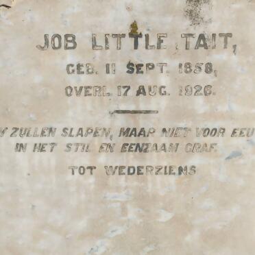 TAIT Job Little 1858-1926