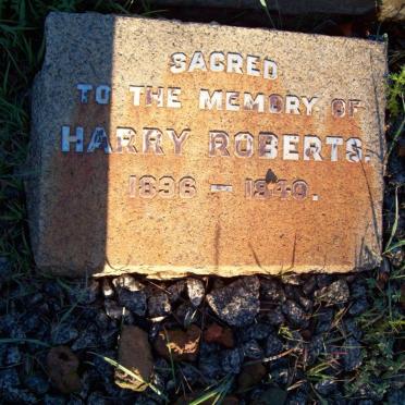 ROBERTS Harry 1896-1940