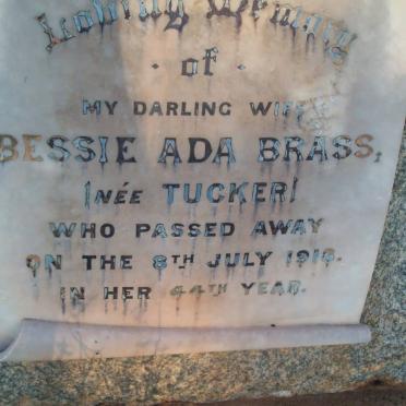 BRASS Bessie Ada nee TUCKER -1918