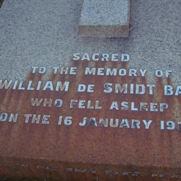 BAIN William de Smidt -1926