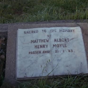 MOYLE Matthew Albert Henry -1943