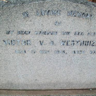 WESTHUIZEN Victor, v.d. -1955