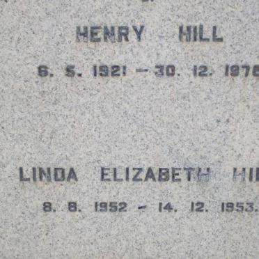 HILL Henry 1921-1978 :: HILL Linda Elizabeth 1952-1953